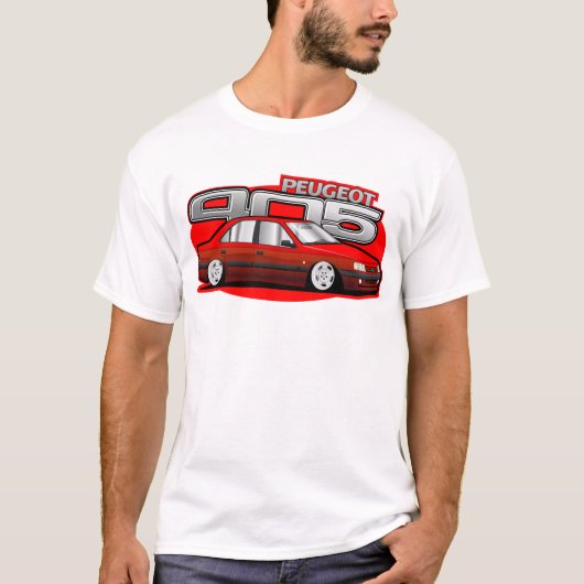 t-shirt peugeot 405 (Devant)