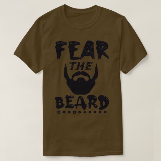 T-shirt Peur à la barbe 26 (Design devant)