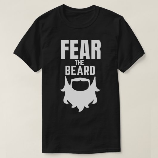 T-shirt Peur à la barbe 35 (Design devant)