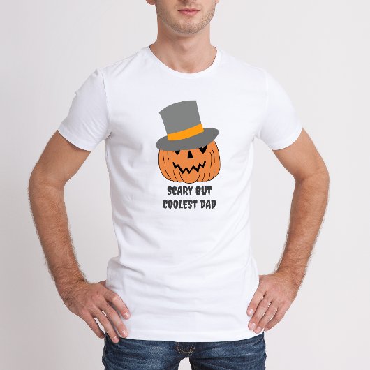 T-shirt Peur mais plus froid papa drôle Halloween