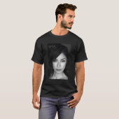 T-shirt Peut approcher le noir blanc (Devant entier)