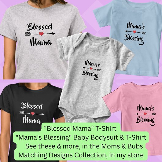 T-shirt Peut Changer Le Texte - Bienheureuse maman, Maman 
