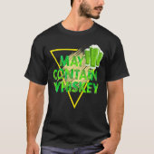 T-shirt Peut Contenir Whiskey Funny Irish Beer St. Patrick (Devant)