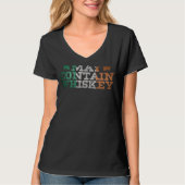 T-shirt Peut contenir Whiskey Irish Flag St Patrick (Devant)
