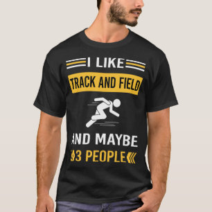 T-shirt Peut-Être 3 Gens De Suivi Et De Champ
