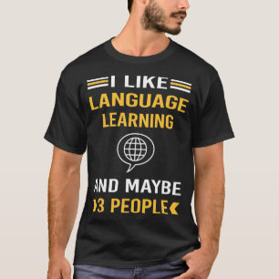 T-shirt Peut-Être 3 personnes Apprentissage Langue