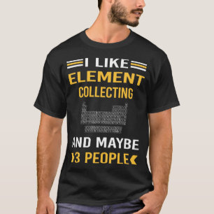 T-shirt Peut-être 3 personnes Élément Collecte d'éléments