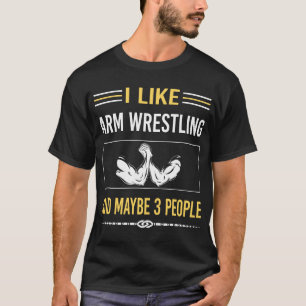 T-shirt Peut-Être 3 Personnes Lutter Contre La Lutte Contr