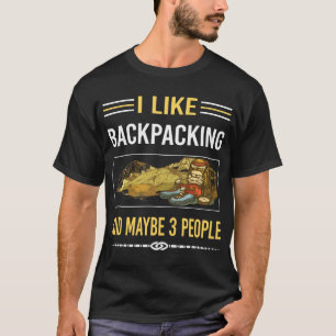 T-shirt Peut-être 3 personnes sac à dos sac à dos