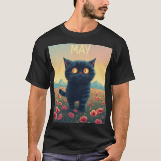 T-shirt Peut-être Dreamwalk – Géant Chat dans le champ de