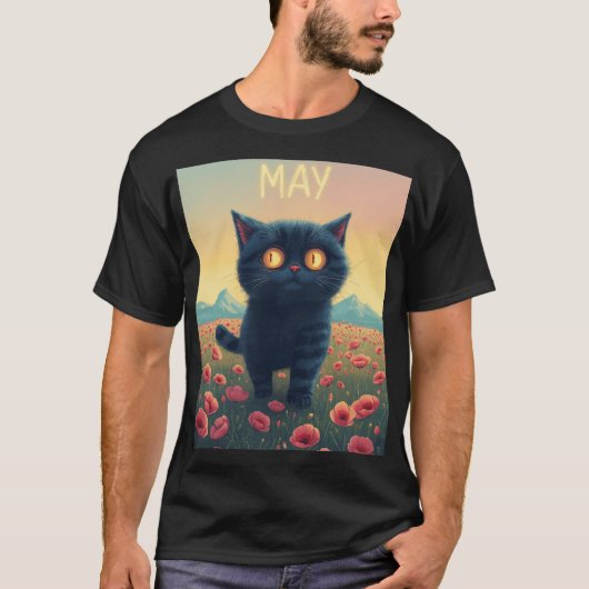 T-shirt Peut-être Dreamwalk – Géant Chat dans le champ de (Devant)