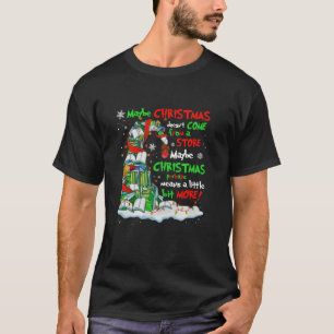 T-shirt peut-être que noël ne vient pas d'un magasin peut-