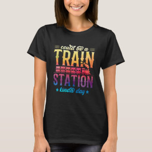 T-shirt Peut-Être Une Gare De Kinda Day Graphic Tie Dye
