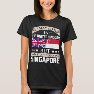 T-shirt Peut vivre dans l'histoire BRITANNIQUE a commencé