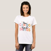 T-shirt Peuvent faire des choses difficiles Test Jour Ense (Devant entier)