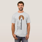 T-shirt peuvent les ponts que je brûle la lumière la (Devant entier)