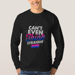 T-shirt Peux Même Penser Droit Bisexuel Gay pride Lgbtq