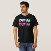T-shirt Pew Pew - Funny Paintball (Devant entier)