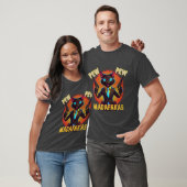 T-shirt Pew Pew Madafakas Chat noir (Unisexe)