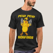 T-shirt Pew Pew Madafakas Crazy Chick (Devant)