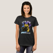 T-shirt Pew Pew Madafakas Fou Joueur de Pug (Devant entier)