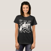T-shirt Pew Pew Pew Pew Pew Gun Pew Finger Gun #USAPatriot (Devant entier)