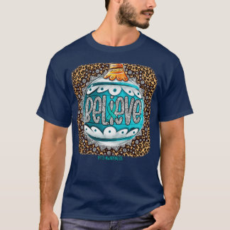 T-shirt PFFD Sensibilisation Croire Ornament Leopard noël