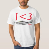 T-shirt Pfive1 "mustang de P-51 " (Devant)