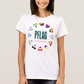 T-shirt PFLAG Fishers Pride - logo turquoise - URL coralli