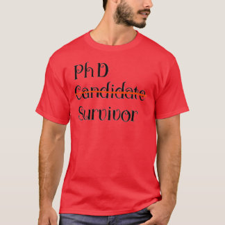 T-shirt Ph.D Survivant 2