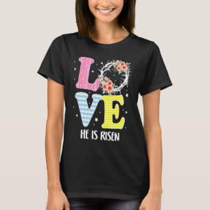 T-shirt Ph Love Crown of Thorns Costume de la fête de Pâqu