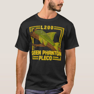 T-shirt Phantom Pleco L200 Aquarium ornemental Poisson Aqu