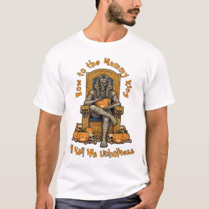 T-shirt 🤍 Pharaon Blanc maman Halloween Tee 🎃 👑