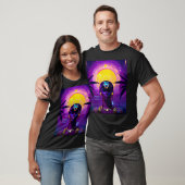 T-shirt Pharaon Synthwave (Unisexe)