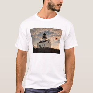 T-shirt Phare au coucher du soleil, Californie