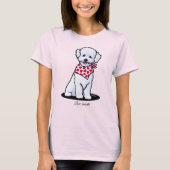 T-shirt phare Bichon Frise (Devant)