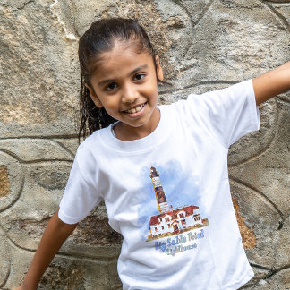 T-shirt Phare de Big Sable Point, aquarelle - Michigan