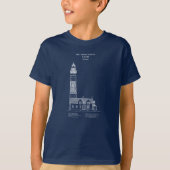 T-shirt Phare de Big Sable Point - Michigan - AD (Devant)