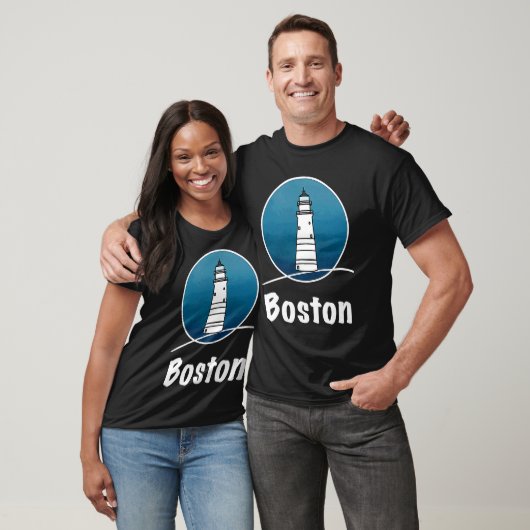 T-shirt Phare de Boston (Unisexe)