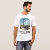 T-shirt Phare de Cape Hatteras vintage (Devant entier)