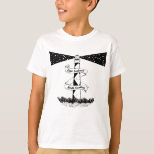 T-shirt Phare de Cape Lookout en Caroline du Nord