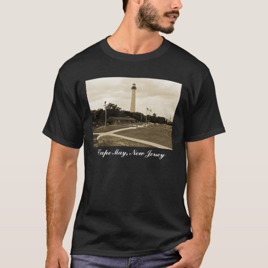 T-shirt Phare de Cape May (Devant)