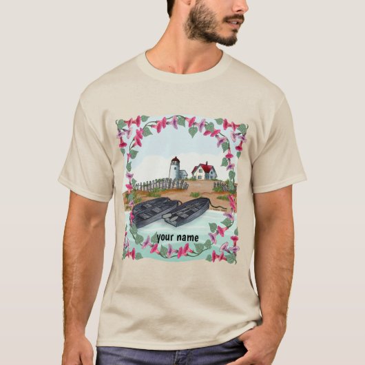 T-shirt Phare de Cape Neddick (Devant)