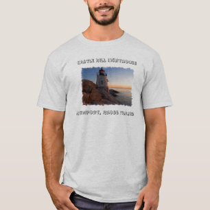 T-shirt Phare de Castle Hill, Newport RI Mens Tee - shirt