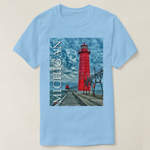 T-shirt Phare de Grand Haven Michigan