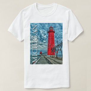 T-shirt Phare de Grand Haven Michigan