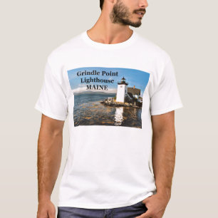 T-shirt Phare de Grindle Point, Maine Shirt