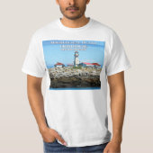 T-shirt Phare de Machias Seal Island (Nouveau-Brunswick) T (Devant)