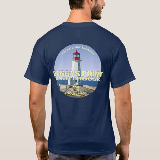 T-shirt Phare de Peggys Point (Dos)