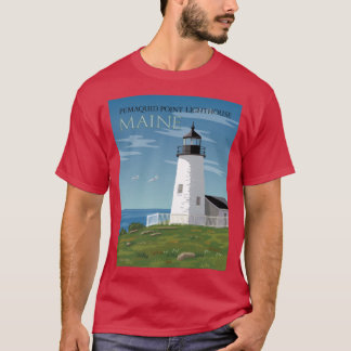 T-shirt Phare de Pemaquid Point